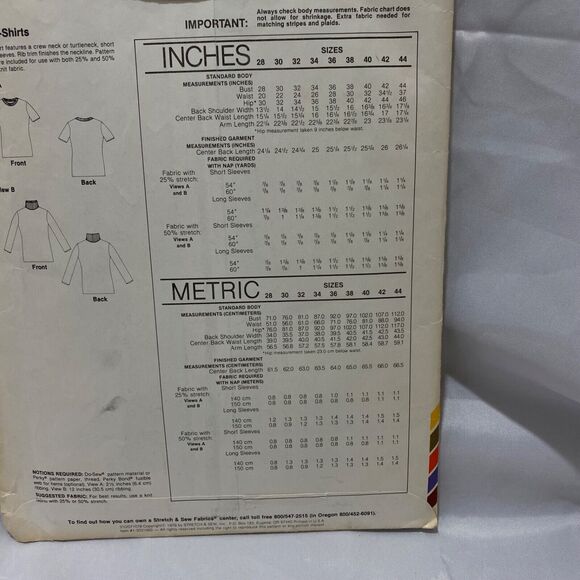 1979 Stretch and Sew T-Shirts Design Patterns by Ann Person - Picture 8 of 9